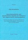 Sprechsprachliche und psychosoziale Aspekte bei Patienten mit Lippen-Kiefer-Gaumenspalten - Untersuchungen zu nasaler Resonanz, Sprechgeschwindigkeit, Stimmhaltung und Lebensqualität Untersuchungen zu nasaler Resonanz, Sprechgeschwindigkeit, Stimmklang und Lebensqualität