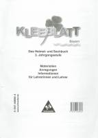 Kleeblatt 3 Materialien, Anregungen, Informationen für Lehrerinnen und Lehrer