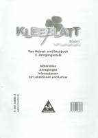 Kleeblatt 3 - Materialien, Anregungen, Informationen für Lehrerinnen und Lehrer