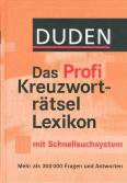 Duden Das Profi Kreuzworträtsel Lexikon Mit Schnellsuchsystem