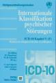 Internationale Klassifikation psychischer Störungen ICD-10 Kapitel V (F)