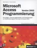 Microsoft Access 2002 Programmierung 