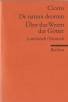 De natura deorum/Über das Wesen der Götter Lateinisch/Deutsch