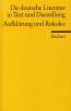 Aufklärung und Rokoko Die deutsche Literatur. Ein Abriß in Text und Darstellung, Band 5