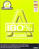 Audio 180 % 2 New Version, CD-ROM für Windows 98 SE/ME/XP SP1 und SP2 - Die komplette MP3-Suite der Extraklasse