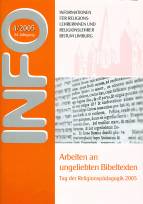 Zeitschrift: Info 4/2005 - Arbeiten an ungeliebten Bibeltexten