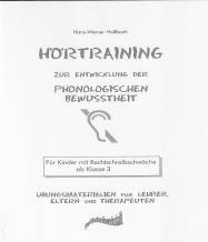 Hörtraining Zur Entwicklung der phonologischen Bewusstheit