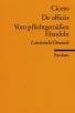 Cicero: De officiis/Vom pflichtgemäßen Handeln Lateinisch/Deutsch