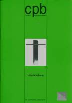 Zeitschrift: cpb 1/2006 - Unterbrechung