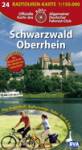 ADFC-Radtourenkarte 24: Schwarzwald / Oberrhein 1 : 150 000 Plus Begleitheft: Radfernwege - Bahn - Bett & Bike 