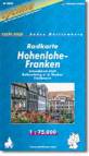 Radkarte: Hohenlohe / Franken Schwäbisch Hall, Rothenburg o.d.T., Heilbronn