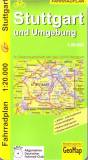 GeoMap Fahrradplan 1:20.000: Stuttgart und Umgebung In Zusammenarbeit mit dem ADFC Stuttgart