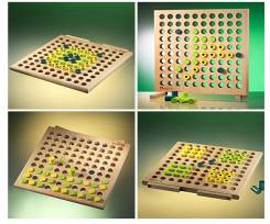 Meta - 4 Spiele auf einem Brett - Menos - Esca - Tremplin - Arriba