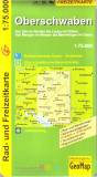 Oberschwaben 1:75.000 Von Ulm im Norden bis Lindau im Süden. Von Mengen im Westen bis Memmingen im Osten