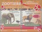 Zootiere entdecken und erleben 2 Bücher + große Übersichtskarte