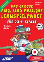 Das große Emil und Pauline Lernspielpaket für die 4. Klasse Deutsch / Mathe