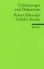 Robert Schneider - Schlafes Bruder Erläuterungen und Dokumente