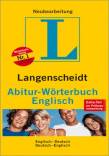 Langenscheidt Abitur-Wörterbuch Englisch.  Englisch-Deutsch / Deutsch-Englisch 