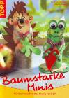 Baumstarke Minis Kleine Holzstämme, lustig verziert