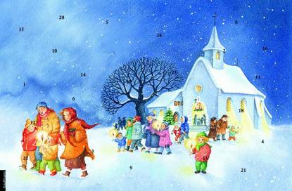 Adventssonntag - Ein Text-Türchen-Adventskalender mit der Weihnachtsgeschichte