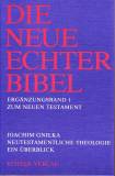 Neutestamentliche Theologie Ein Überblick