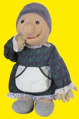 Große Handpuppe Oma 