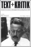 Walter Benjamin Text + Kritik. Zeitschrift für Literatur II / 09: 31/32 Walter Benjamin