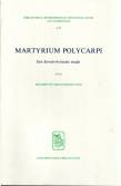 Martyrium Polycarpi Een literair-kritische Studie