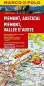Piemont, Aostatal - Maßstab 1:200.000 Piémont, Vallée d' Aoste; Piemonte, Valle d' Aosta; Piedmont, Valle d' Aosta