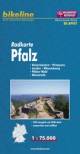 Radkarte Pfalz Kaiserslautern - Pirmasens - Landau - Wissembourg - Pfälzer Wald - Weinstraße