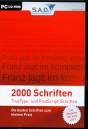 2.000 Schriften - TrueType- und PostScript-Schriften