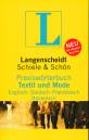 Langenscheidt Praxiswörterbuch Textil und Mode:  Englisch- Deutsch • Französisch • Ita!ienisch