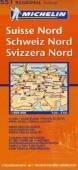 Michelin Regionalkarte 551:  Schweiz Nord 1:200.000 Suisse Nord; Svizzera Nord / 1 cm = 2 km