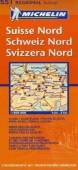 Michelin Regionalkarte 551:  Schweiz Nord 1:200.000 Suisse Nord; Svizzera Nord / 1 cm = 2 km