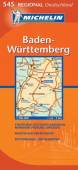 Michelin Regionalkarte 545: Baden-Württemberg - Maßstab 1:300.000 Allemagne Sud-Ouest