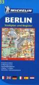 Michelin: Berlin - Stadtplan und Register Einbahnstraßen, Fußgängerzone, Parkmöglichkeiten, S-Bahn/U-Bahn, Nützliche Telefonnummern. Maßstab 1 : 22.000