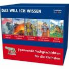 CD WISSEN Junior - DAS WILL ICH WISSEN-Hörbuchbox - 10 Sachgeschichten für die Kleinsten, 5 CDs Spannende Sachgeschichten für die Kleinsten