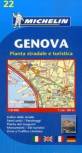 Genova / Genua Piante stradale e turistica. Indice delle strade. Sensi unici / Parcheggi, Monumenti / Siti turisticia. Zona a Traffico Limitato. Italien.-Engl.-Französ.-Dtsch. 1 : 8000