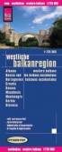 Landkarte Westliche Balkanregion (1:725.000) Albania, Bosnia and Herzegovina, Croatia, Kosovo, Macedonia, Montenegro, Serbia, Slovenia