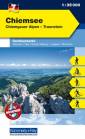 Chiemsee Chiemgauer Alpen - Traunstein. Wandern, Rad, Nordic Walking, Langlauf, Skitouren. Waterproof, Maßstab 1 : 35.000