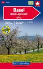 Velokarte 04  - Basel - Basel Landschaft Velokarte mit den offiziellen Routen 'Veloland Schweiz'. GPS tauglich. Index. Waterproof. In Zus.-Arb. m. Verkehrs-Club der Schweiz VCS. 1 : 60.000