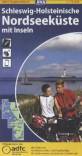Schleswig-Holsteinische Nordseeküste mit Inseln Offizielle Karte d. Allgemeinen Deutschen Fahrrad-Club. Alle Radtouren für Wochenendtour und Tagesausflug. Mit Straßennamen zur besseren Orientierung. Reißfest. 1 : 75.000
