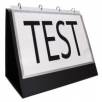 Tisch-Flipchart, A4 quer, 4-Ring-Mechanik - 