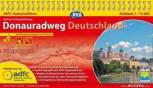 Donauradweg Deutschland Von Donaueschingen nach Passau - Maßstab 1:75.000