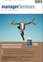 Zeitschrift: ms 188/2013 - Flow-Erlebnisse im Beruf: Leistung mit Leichtigkeit