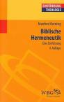 Biblische Hermeneutik Eine Einführung