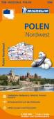 Michelin Polen Nordwest Regional Straßen- und Tourismuskarte 1:300.000 (1cm=3km)