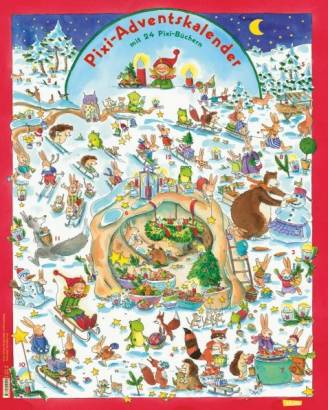 Pixi Adventskalender 2014  mit 24 Pixi-Büchern - darunter zwei große Maxi-Pixi