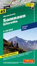 Wanderkarte 43: Samnaun - Silvretta 1:50.000 Scuol - Ischgl / incl. Free Map on Smartphone