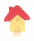Stecker gelbes Haus - 